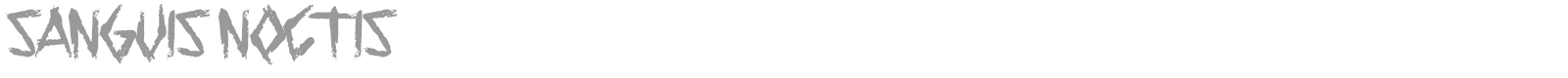 Sanguis Noctis font preview